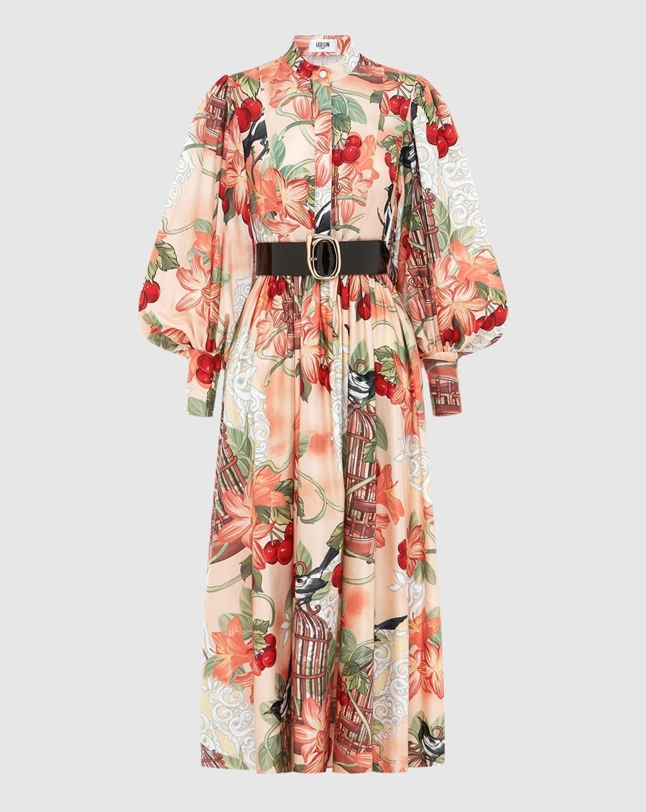 Azalea Print in Fortune Midi Dress - allsose
