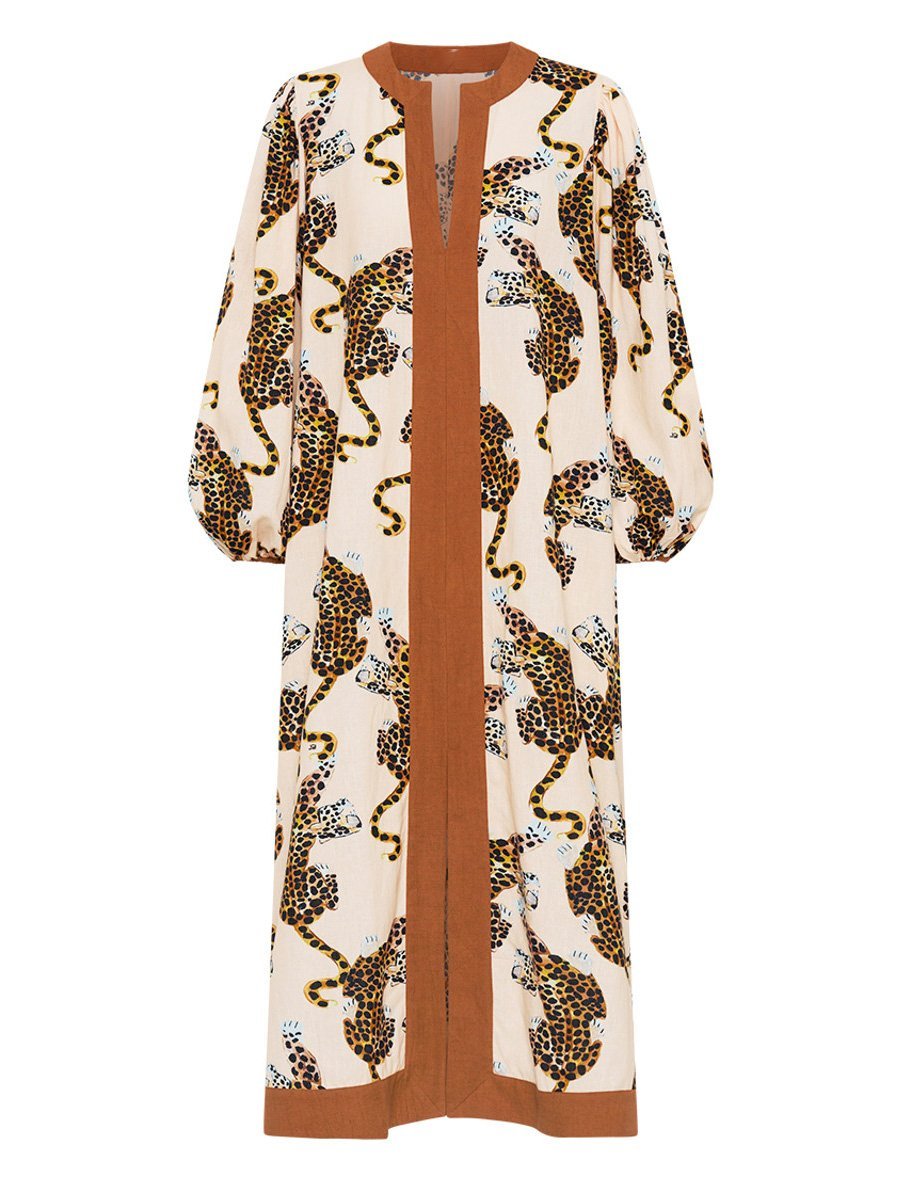 Casual Fashion Loose V - neck Elegant Dress - allsose