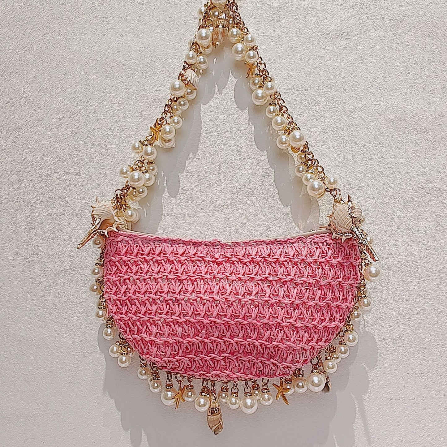 Pearl & Shell Vacation Handbag - allsose