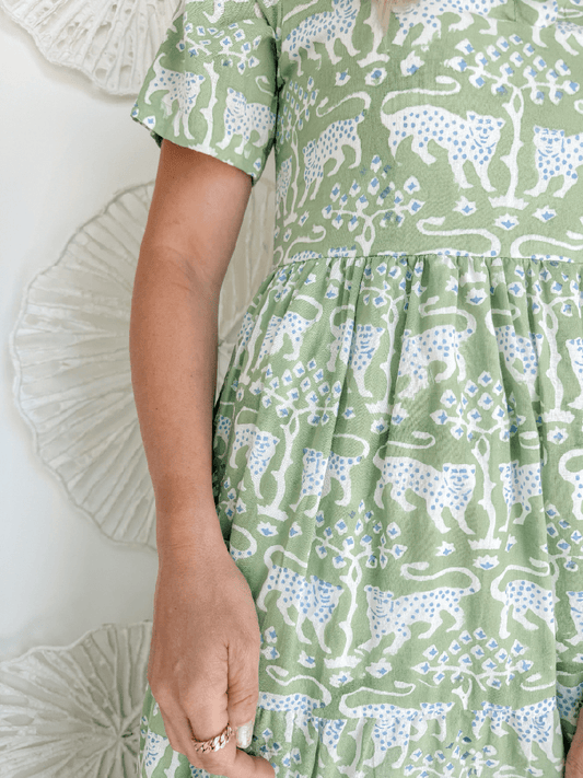 The Oliver Block Print Maxi - allsose