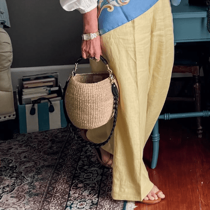 Adorable Woven Tote Handbag - allsose