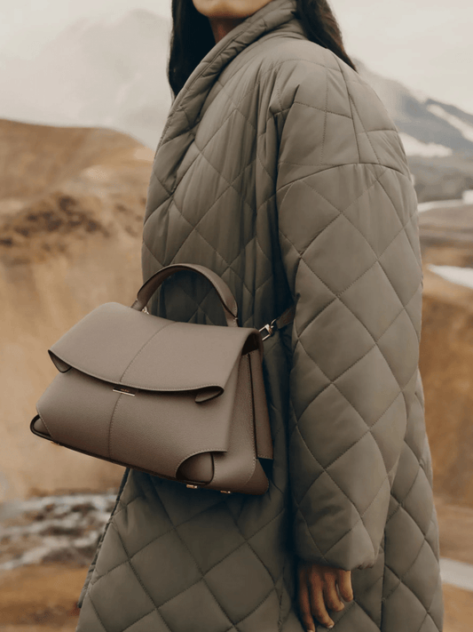 Calf Leather Hand Bag - allsose