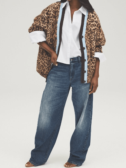 Camo Cardigan Sweater - allsose