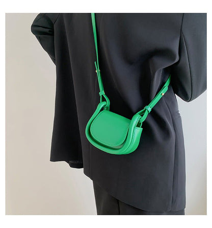 Candy - colored Mini Saddle Bag - allsose
