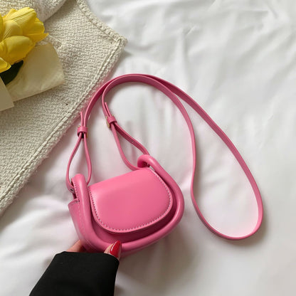Candy - colored Mini Saddle Bag - allsose