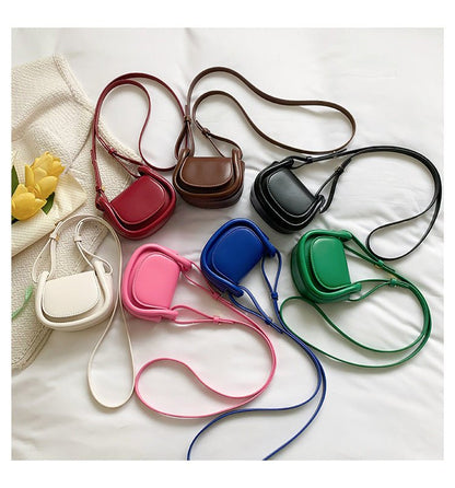 Candy - colored Mini Saddle Bag - allsose