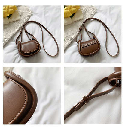Candy - colored Mini Saddle Bag - allsose