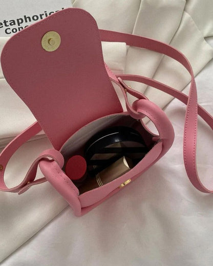 Candy - colored Mini Saddle Bag - allsose