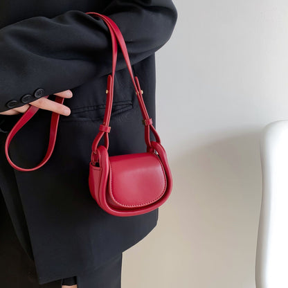 Candy - colored Mini Saddle Bag - allsose