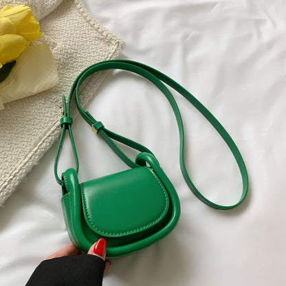 Candy - colored Mini Saddle Bag - allsose
