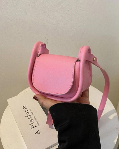 Candy - colored Mini Saddle Bag - allsose