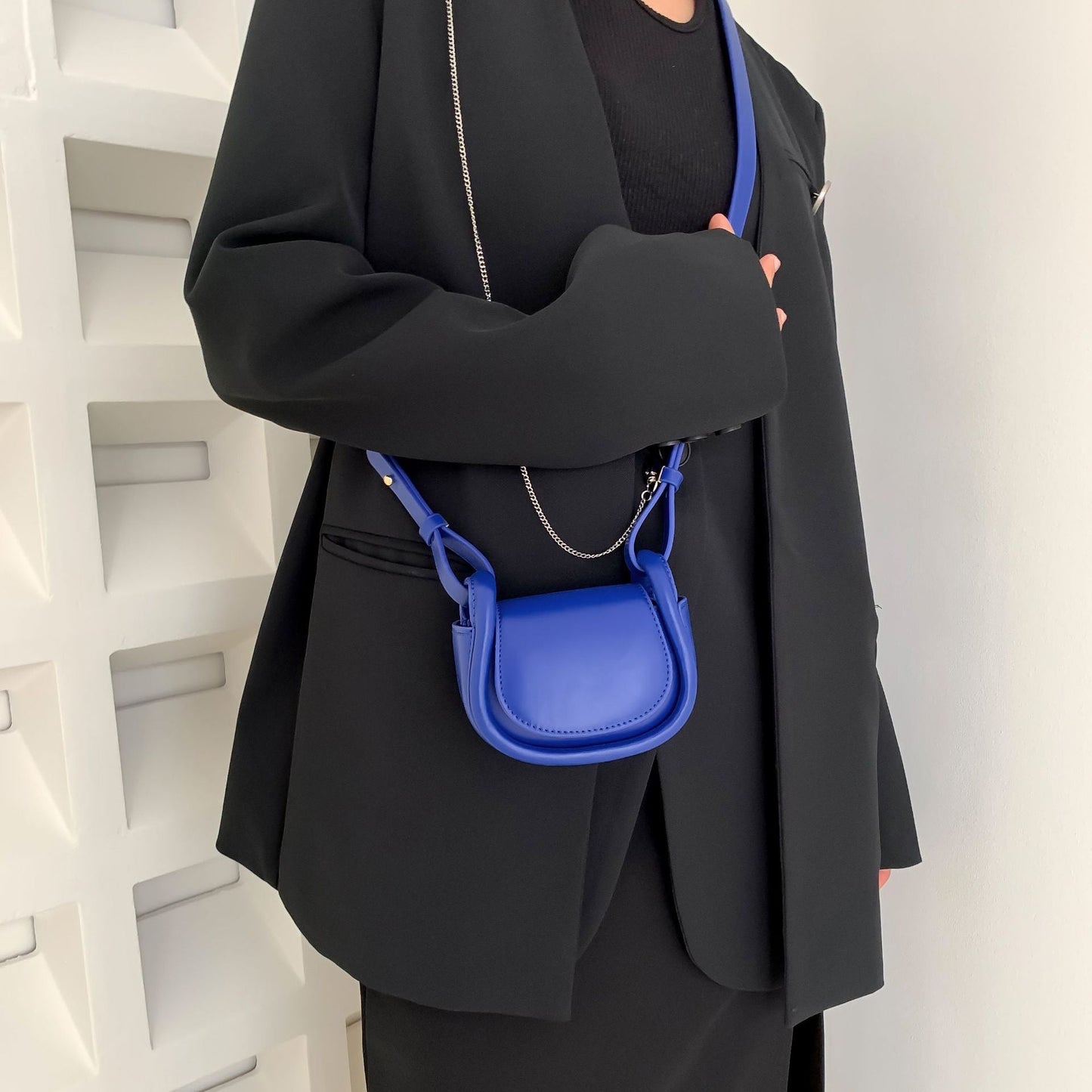 Candy - colored Mini Saddle Bag - allsose