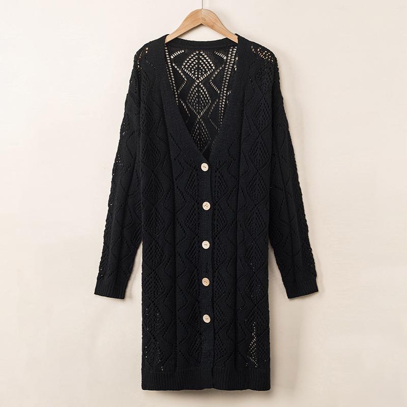 Casual Fall Knit Cardigan - allsose
