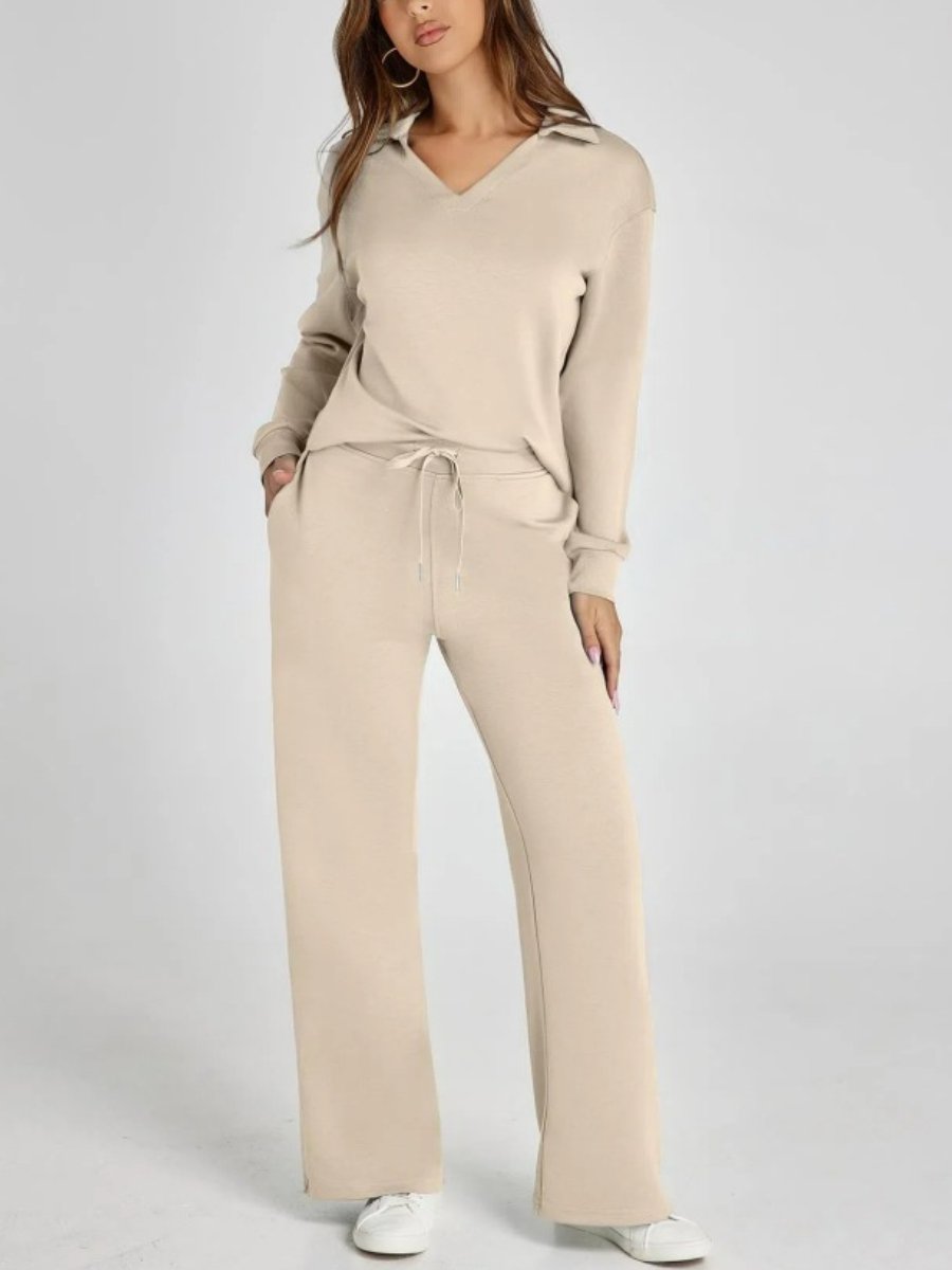Casual Long Sleeve Sweatsuits Sets - allsose