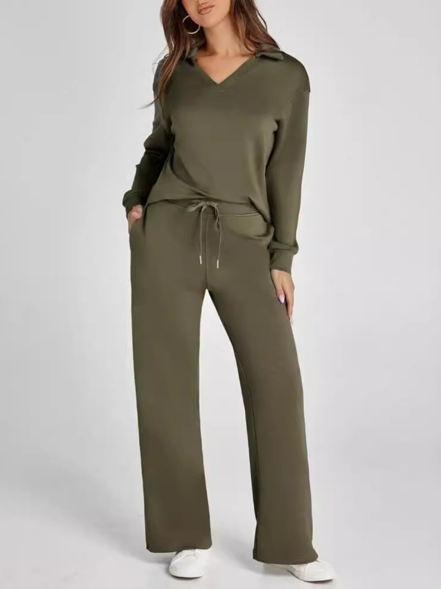 Casual Long Sleeve Sweatsuits Sets - allsose