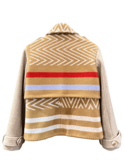 Chic Cropped Short Trench Coat - allsose