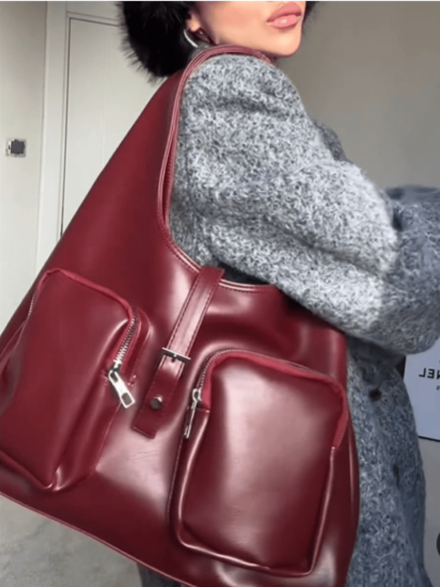 Chic Multi - Pocket Crossbody Bag - allsose