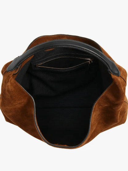 Chic Suede Shoulder Bag - allsose