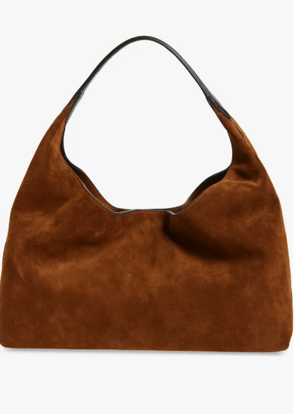 Chic Suede Shoulder Bag - allsose