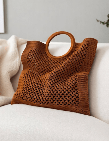 Chic Women's Woven Hollow Bag - allsose