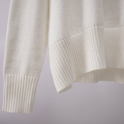 Classic Loose Turtleneck Sweater - allsose