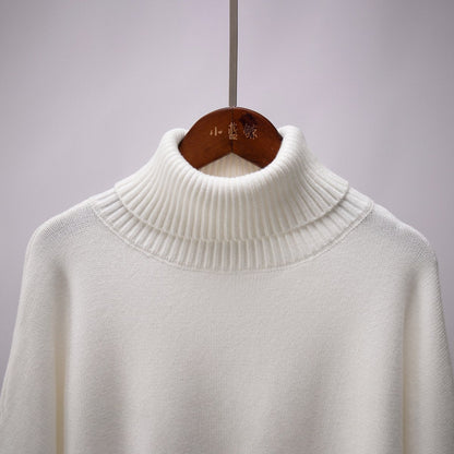 Classic Loose Turtleneck Sweater - allsose