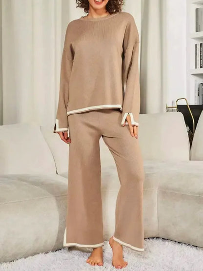 Classy Knit Lounge Set - allsose