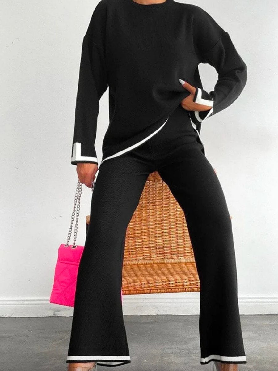 Classy Knit Lounge Set - allsose