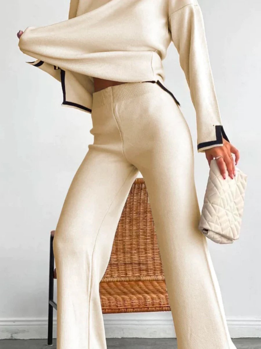 Classy Knit Lounge Set - allsose