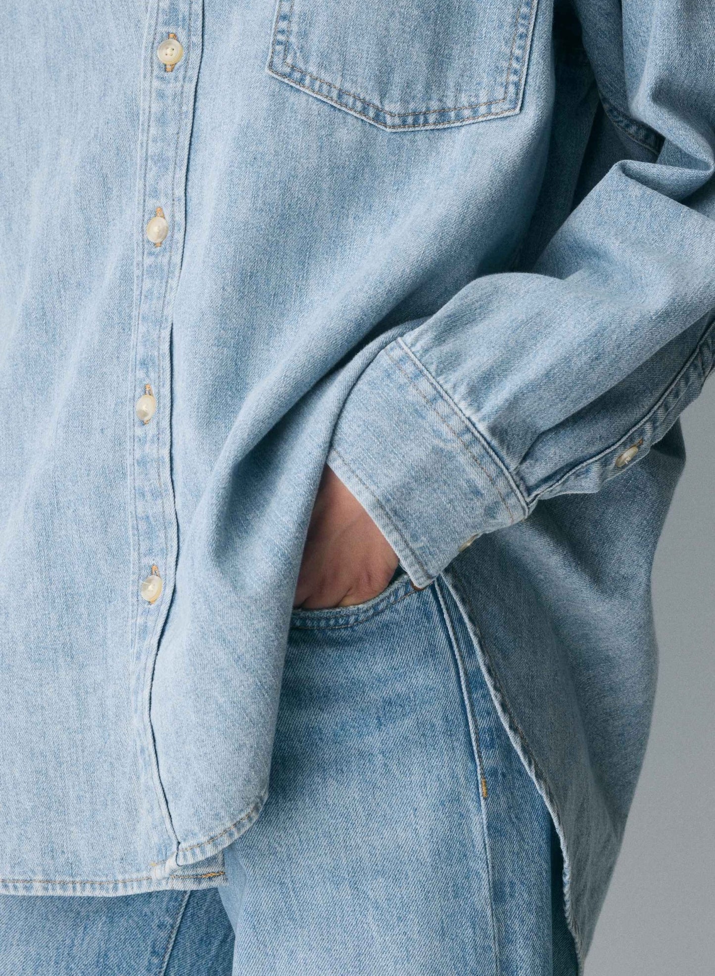 Denim Forum The '80s Comfi Denim Shirt - allsose