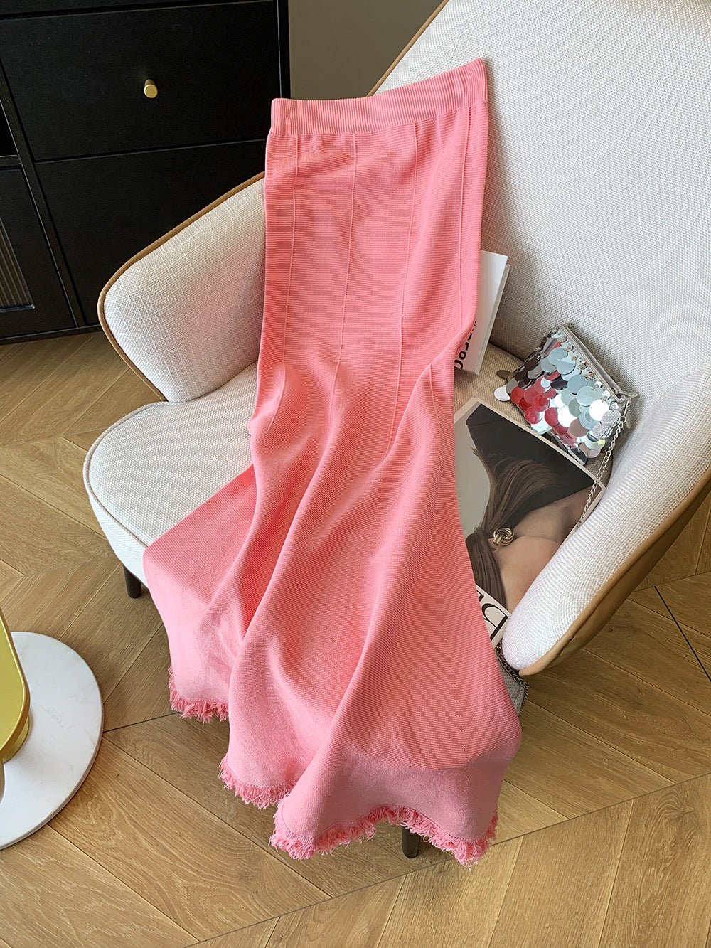 Elegant Fishtail Knit Skirt - allsose