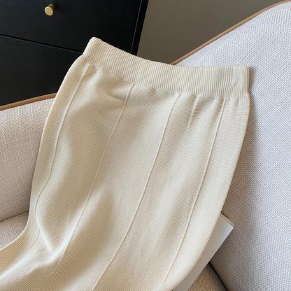 Elegant Fishtail Knit Skirt - allsose