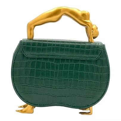 Embossed Leather Hand Clutch Bag - allsose