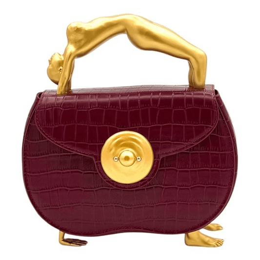 Embossed Leather Hand Clutch Bag - allsose