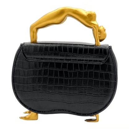 Embossed Leather Hand Clutch Bag - allsose