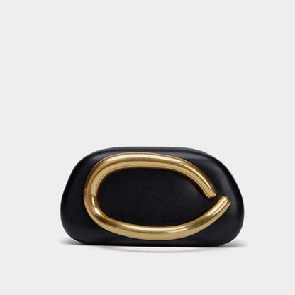 Evening Bag Mini Bag Vintage Metal Kipper Chain Crossbody Bag - allsose