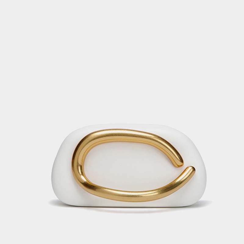 Evening Bag Mini Bag Vintage Metal Kipper Chain Crossbody Bag - allsose