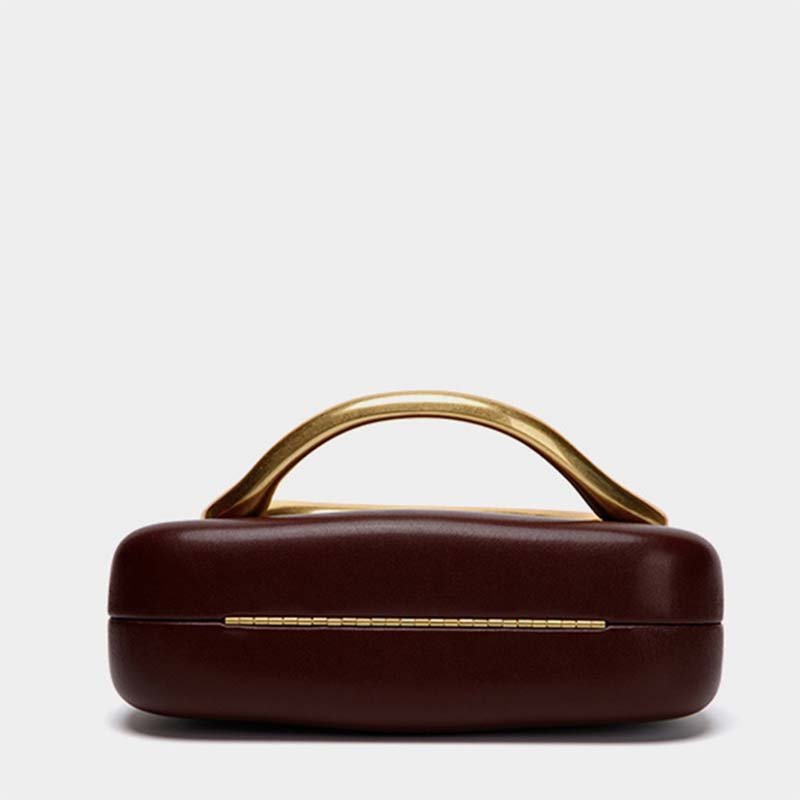 Evening Bag Mini Bag Vintage Metal Kipper Chain Crossbody Bag - allsose