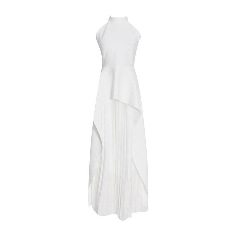 Fancy Dresses Black & White Aesthetics Ruffle Dress - allsose