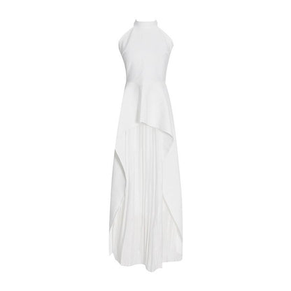 Fancy Dresses Black & White Aesthetics Ruffle Dress - allsose