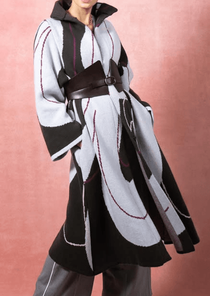 Fancy Pattern Cardigan - allsose