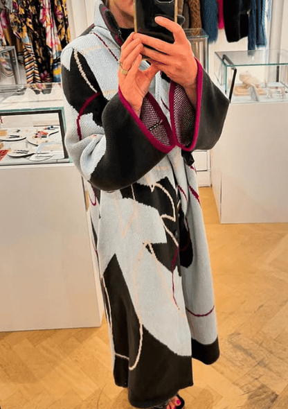 Fancy Pattern Cardigan - allsose