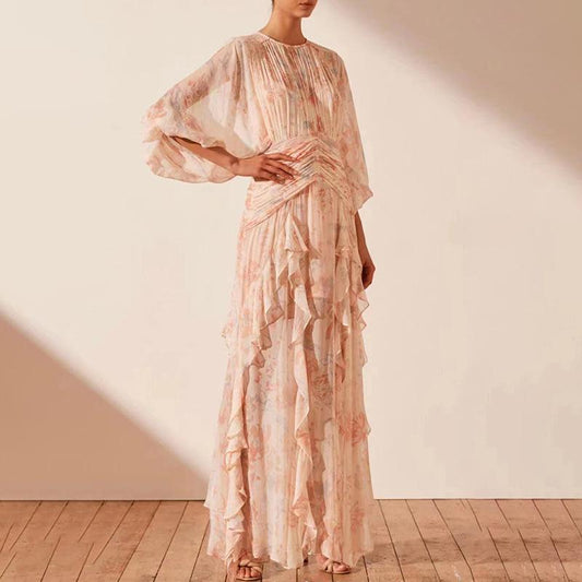 Faye Floral Maxi Dress - allsose
