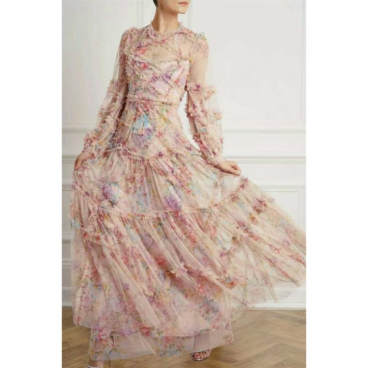 Floral Fantasy Dress - allsose