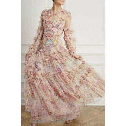 Floral Fantasy Dress - allsose