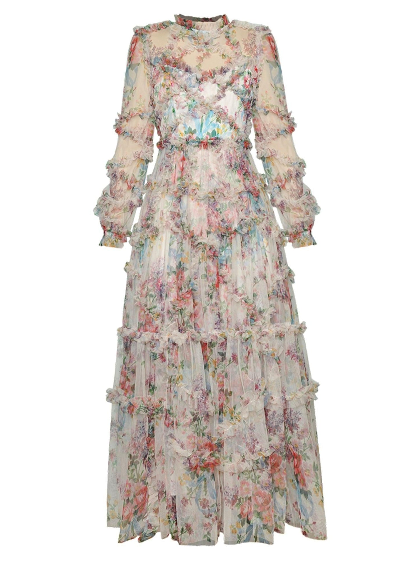 Floral Fantasy Dress - allsose