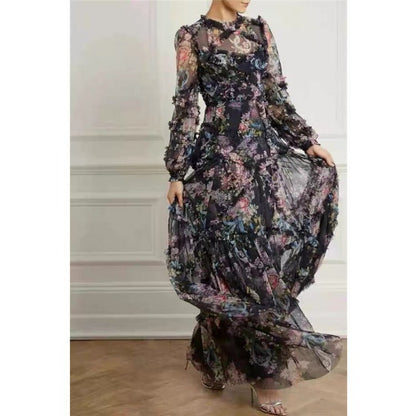 Floral Fantasy Dress - allsose