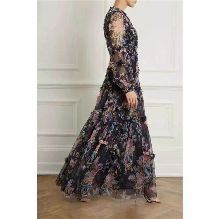 Floral Fantasy Dress - allsose