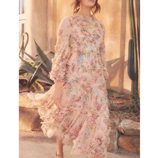 Floral Fantasy Dress - allsose