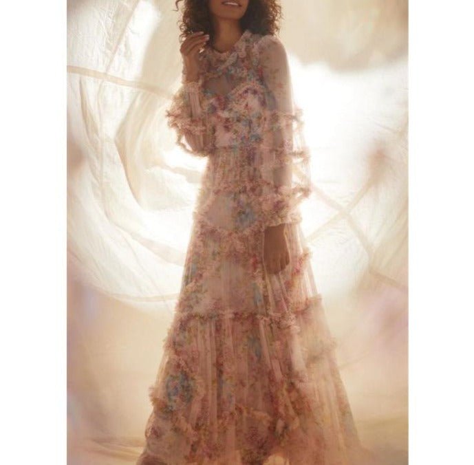 Floral Fantasy Dress - allsose
